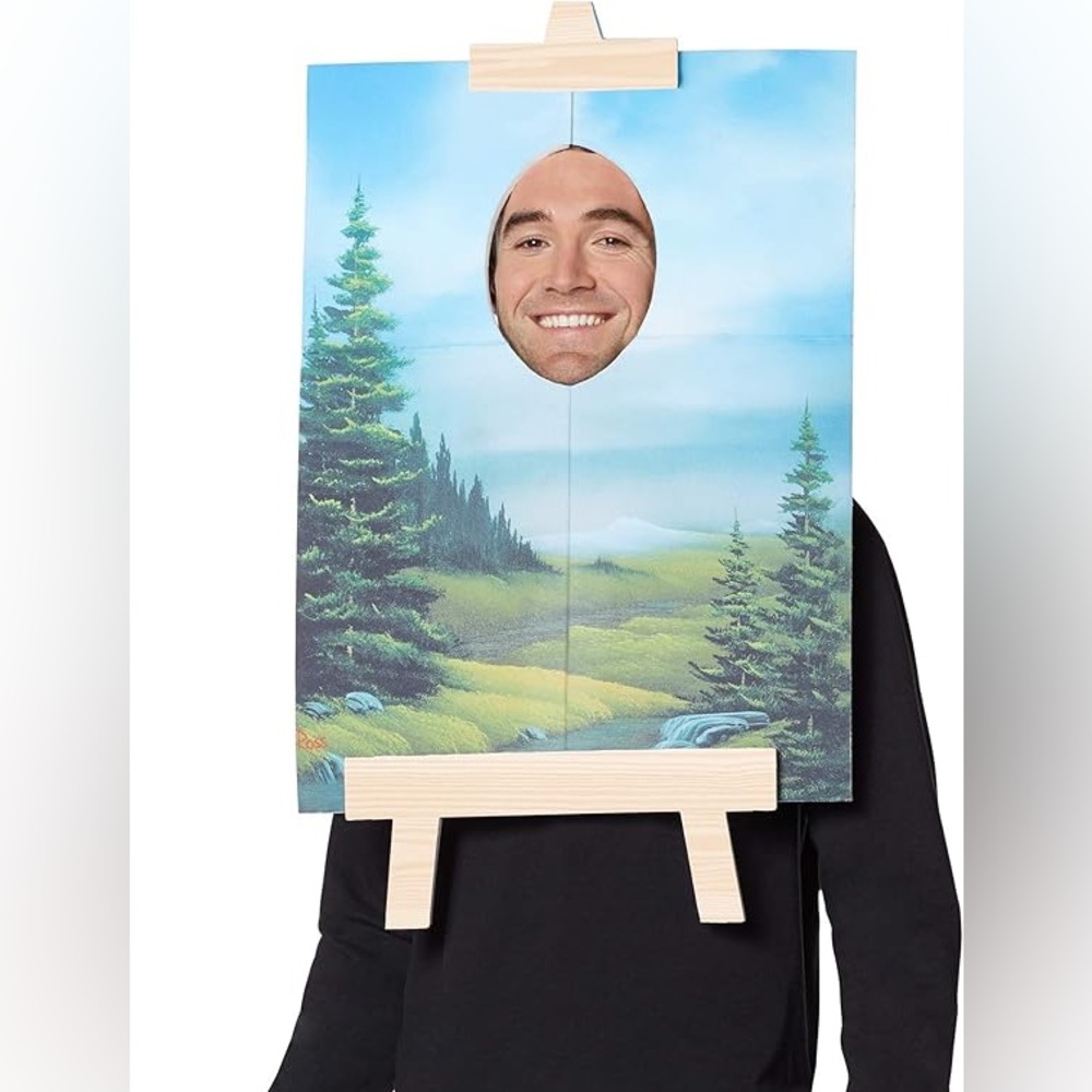 Bob Ross painting costume